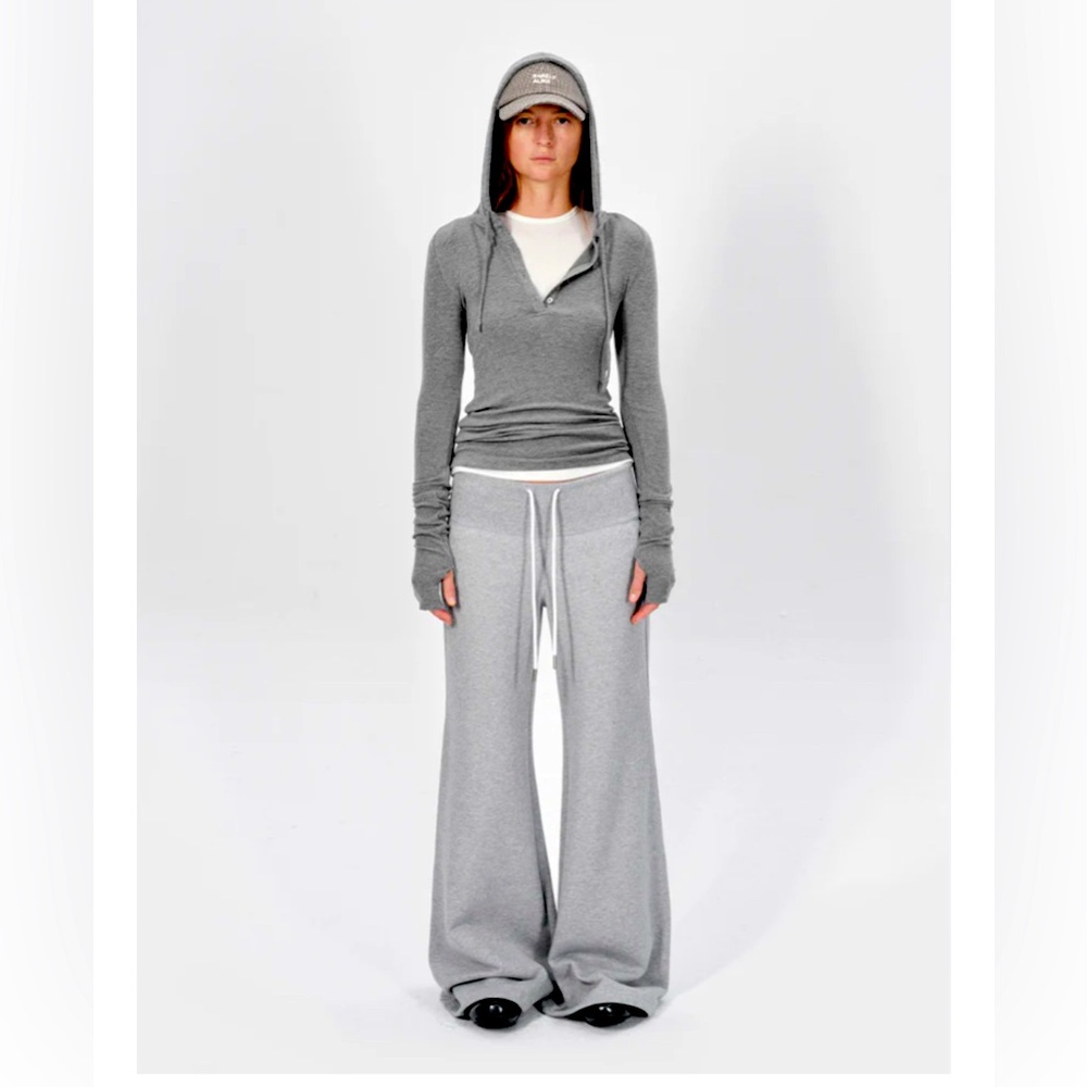 Rarely Alike "Take a Walk" Flared Sweatpants S